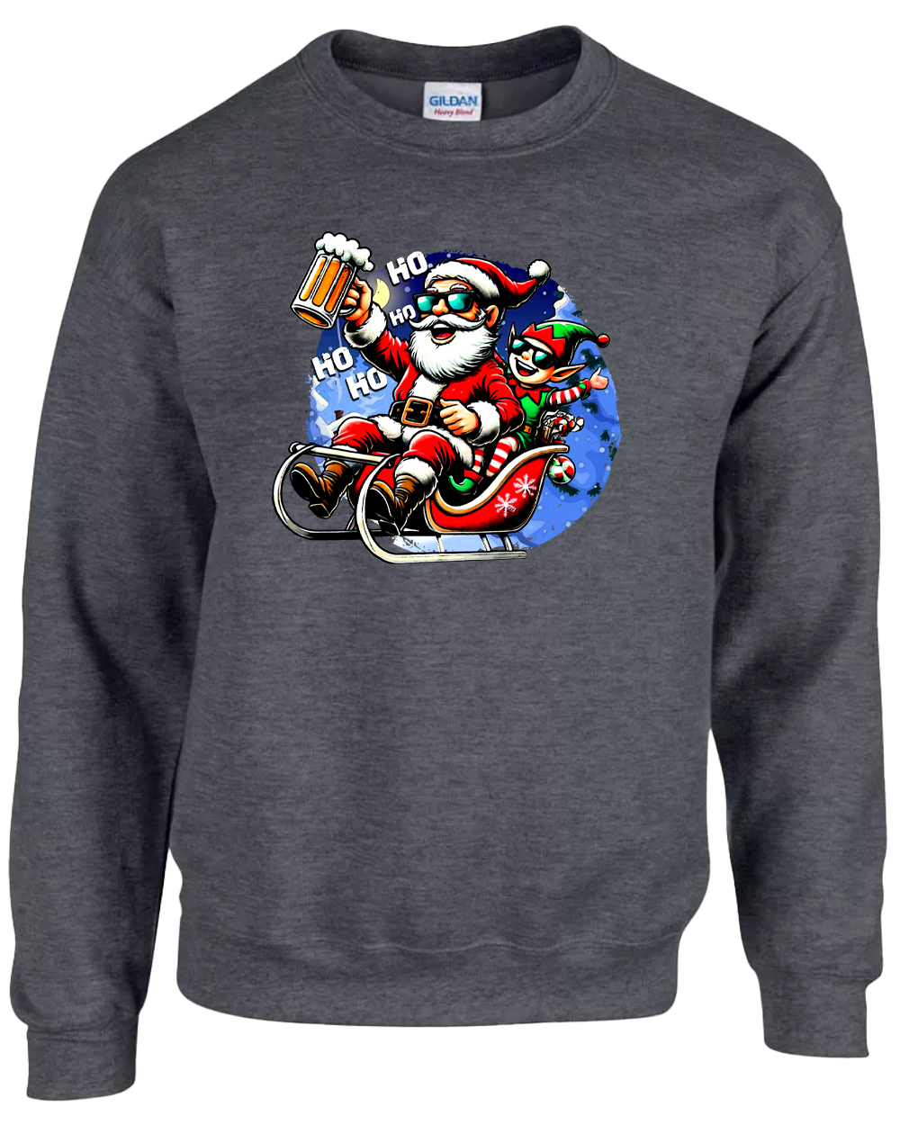 Happy Santa | Crewneck Sweatshirt S-5XL