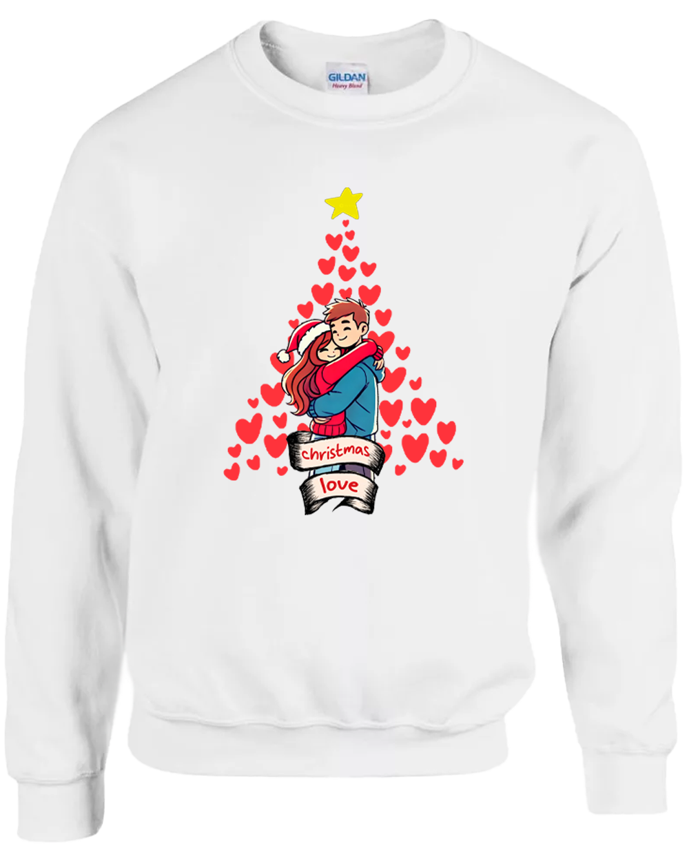 Christmas Love | Crewneck Sweatshirt for Women