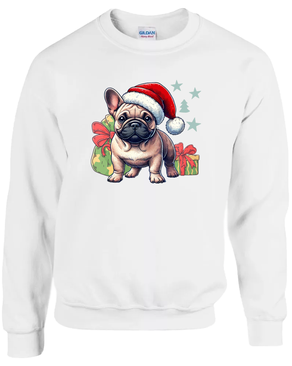 Christmas Bulldog | Crewneck Sweatshirt S-5XL